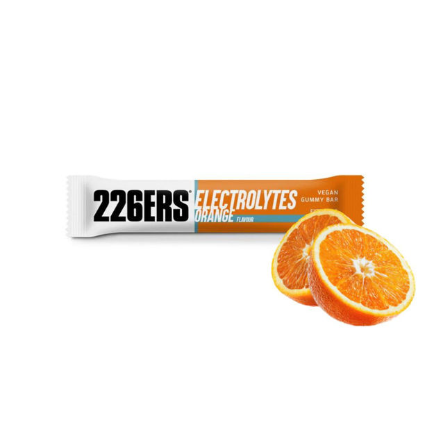 Picture of 226ERS VEGAN GUMMY BAR 30G PECTINA ELECTROLYTE ORANGE